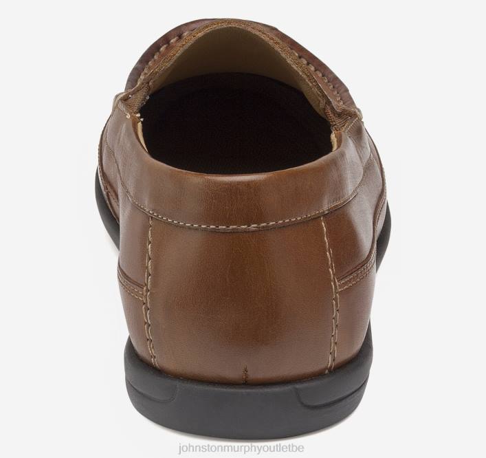 Johnston & Murphy garçon grand enfant Locklin vénitien TXRN1339 chaussures cuir beige