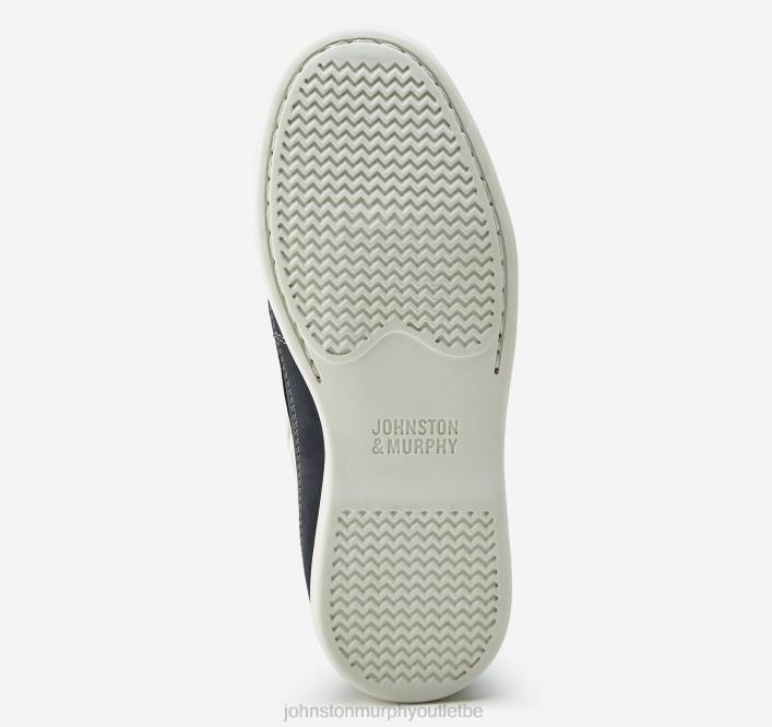 Johnston & Murphy garçon grand enfant Locklin vénitien TXRN1340 chaussures nubuck huilé bleu marine