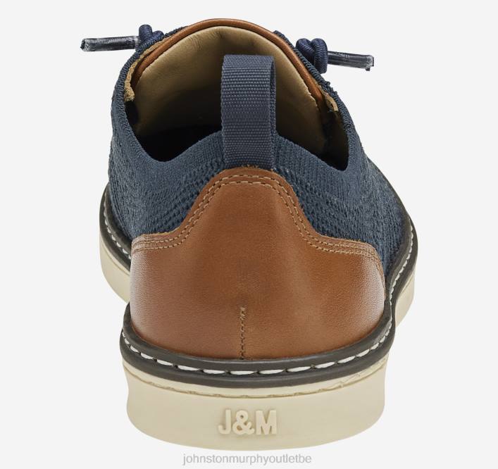 Johnston & Murphy garçon petit enfant McGuffey tricote sa gorge TXRN1343 chaussures tricot bleu marine