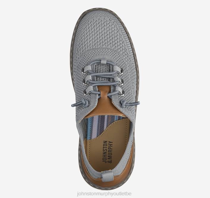 Johnston & Murphy garçon petit enfant McGuffey tricote sa gorge TXRN1344 chaussures tricot gris