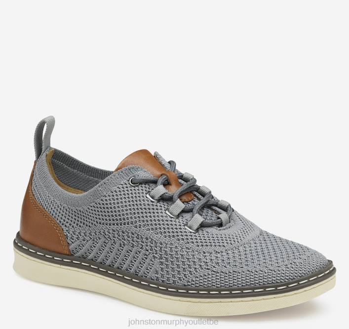 Johnston & Murphy garçon petit enfant McGuffey tricote sa gorge TXRN1344 chaussures tricot gris