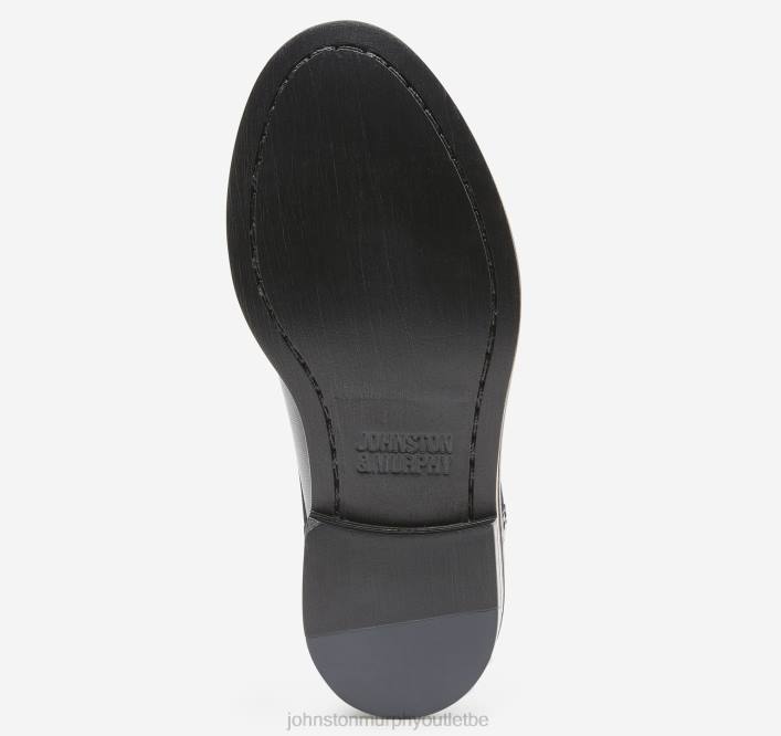 Johnston & Murphy garçon petit enfant conard cap toe TXRN1355 chaussures noir pleine fleur