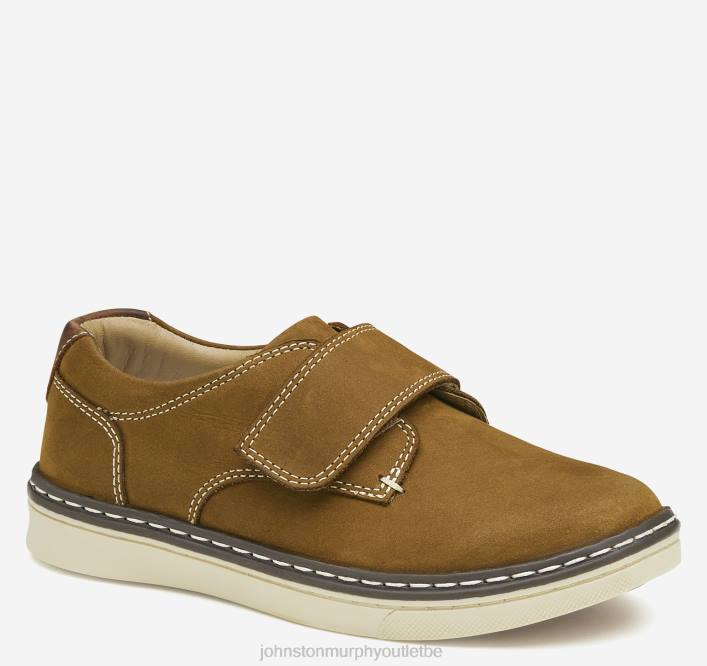 Johnston & Murphy garçon slip-on mcguffey pour petit enfant TXRN1345 chaussures nubuck huilé marron