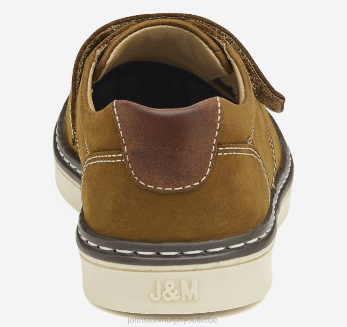 Johnston & Murphy garçon slip-on mcguffey pour petit enfant TXRN1345 chaussures nubuck huilé marron