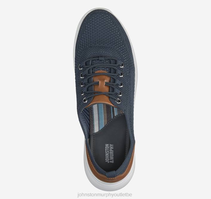 Johnston & Murphy garçon Big Kid Amherst tricote ta gorge TXRN1334 chaussures tricot bleu marine