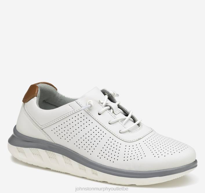 Johnston & Murphy garçon le grand enfant active ta gorge TXRN1310 chaussures blanc pleine fleur