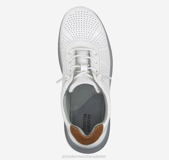 Johnston & Murphy garçon le grand enfant active ta gorge TXRN1310 chaussures blanc pleine fleur
