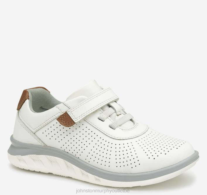 Johnston & Murphy garçon un petit enfant active ta gorge TXRN1313 chaussures blanc pleine fleur