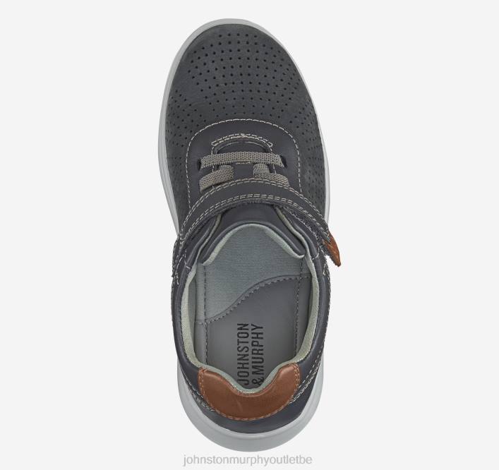 Johnston & Murphy garçon un petit enfant active ta gorge TXRN1314 chaussures nubuck huilé gris