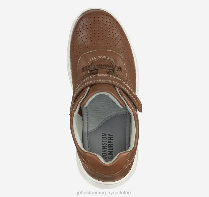 Johnston & Murphy garçon un petit enfant active ta gorge TXRN1315 chaussures beige pleine fleur