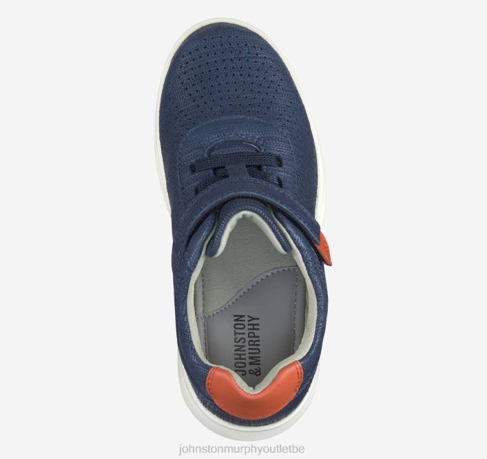 Johnston & Murphy garçon un petit enfant active ta gorge TXRN1317 chaussures marine pleine fleur