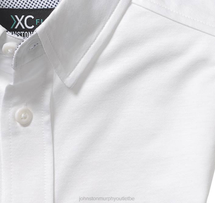Johnston & Murphy garçon chemise à manches longues extensible xc flex pour garçon TXRN1384 vêtements solide blanc