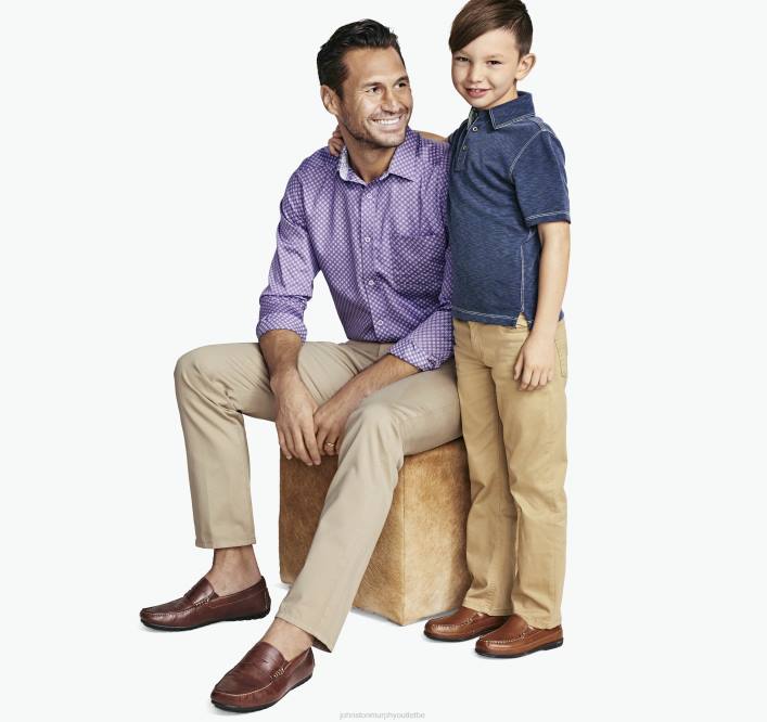 Johnston & Murphy garçon polo flammé vintage pour garçon TXRN1442 vêtements marine