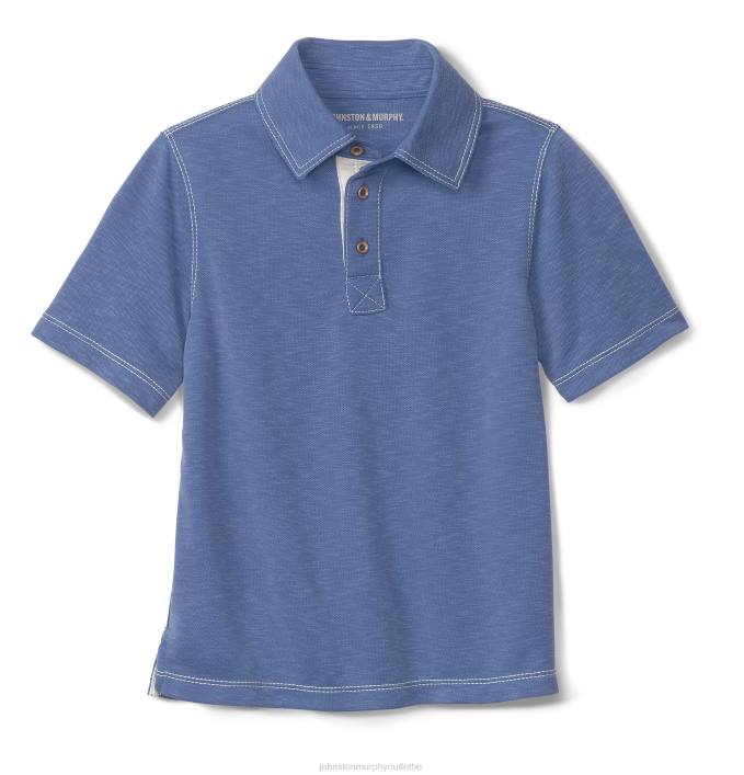 Johnston & Murphy garçon polo flammé vintage pour garçon TXRN1448 vêtements Royal