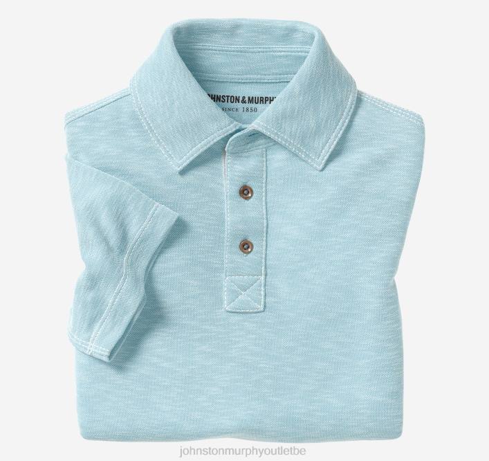 Johnston & Murphy garçon polo flammé vintage pour garçon TXRN1449 vêtements turquoise