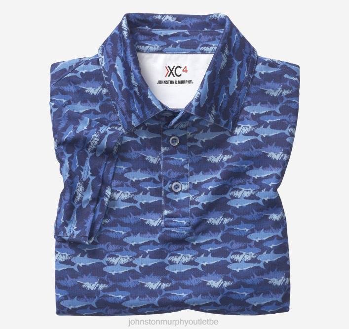 Johnston & Murphy garçon polo performance xc4 pour garçons TXRN1451 vêtements requin bleu