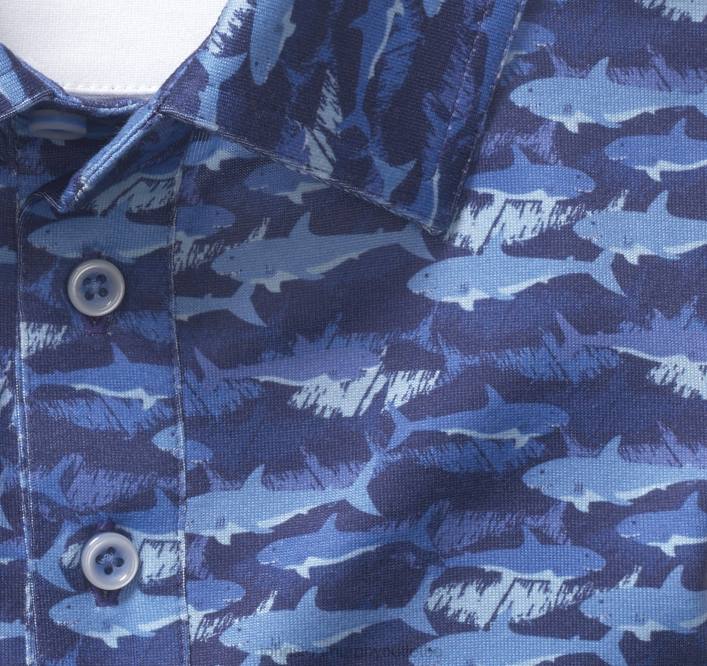 Johnston & Murphy garçon polo performance xc4 pour garçons TXRN1451 vêtements requin bleu
