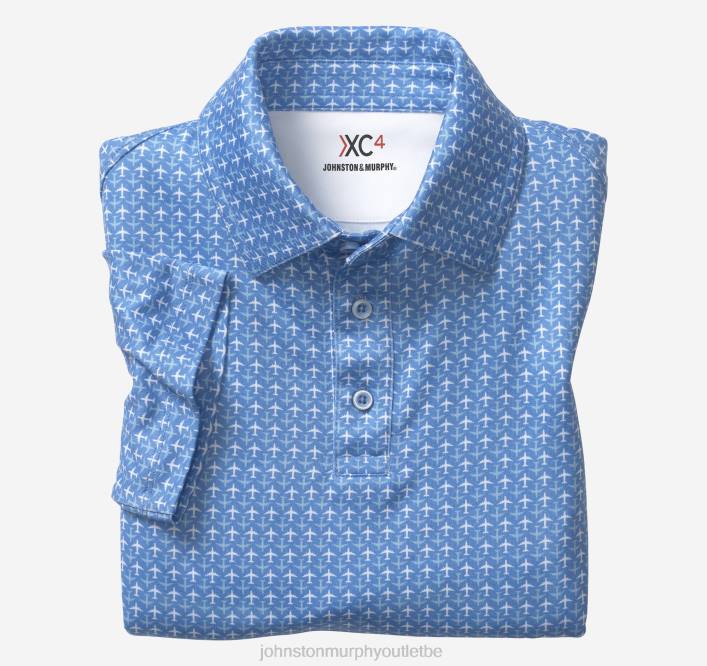 Johnston & Murphy garçon polo performance xc4 pour garçons TXRN1452 vêtements avion bleu