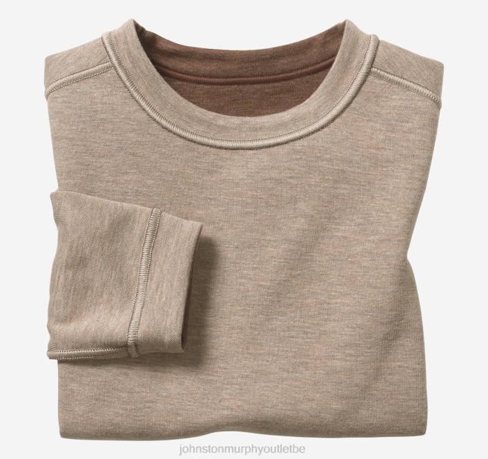 Johnston & Murphy garçon col rond uni réversible pour garçon TXRN1379 vêtements rouille/gruau