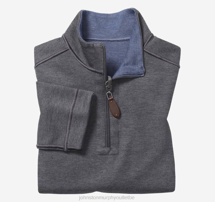 Johnston & Murphy garçon fermeture éclair uni réversible pour garçon TXRN1368 vêtements anthracite/bleu