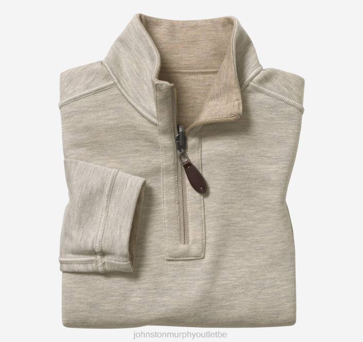 Johnston & Murphy garçon fermeture éclair uni réversible pour garçon TXRN1369 vêtements avoine/gris clair