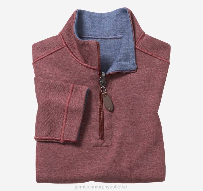Johnston & Murphy garçon fermeture éclair uni réversible pour garçon TXRN1371 vêtements bleu baie