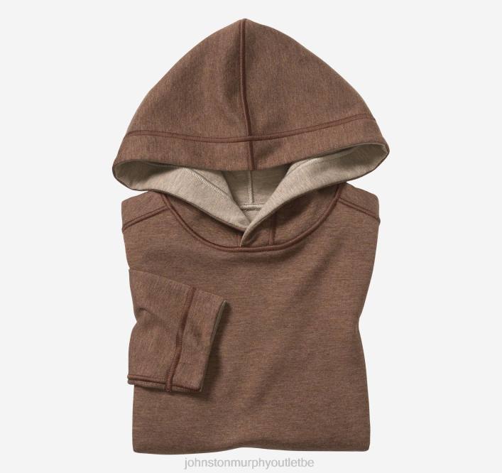 Johnston & Murphy garçon sweat à capuche uni réversible pour garçons TXRN1373 vêtements rouille/gruau