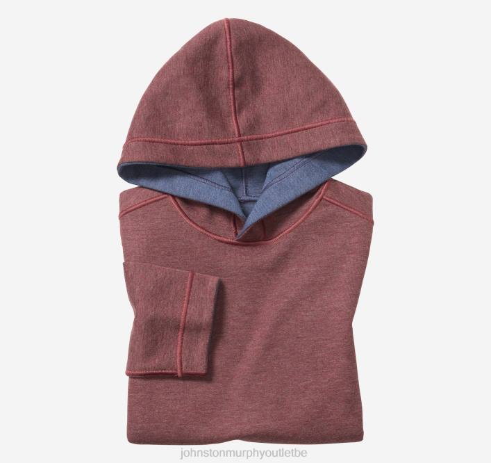 Johnston & Murphy garçon sweat à capuche uni réversible pour garçons TXRN1377 vêtements bleu baie