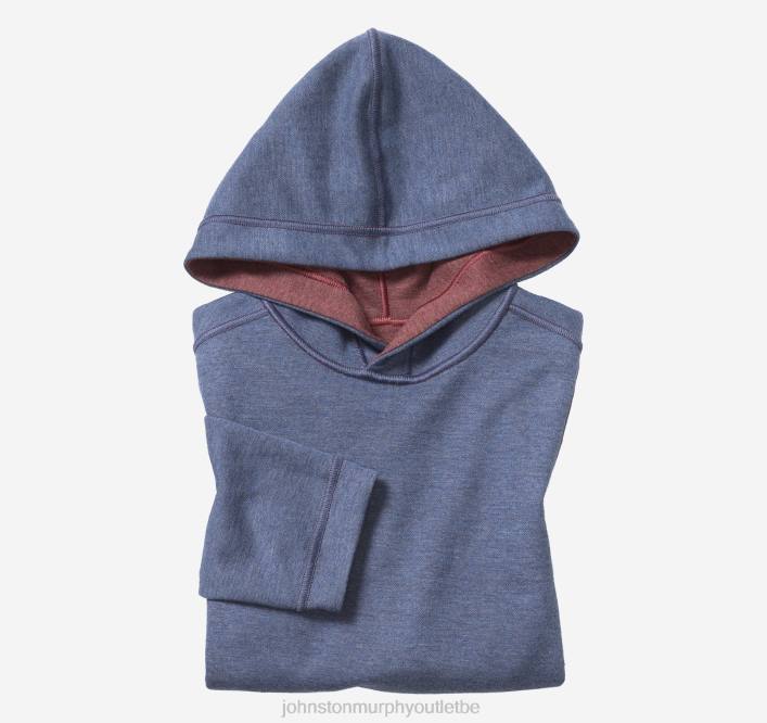 Johnston & Murphy garçon sweat à capuche uni réversible pour garçons TXRN1377 vêtements bleu baie