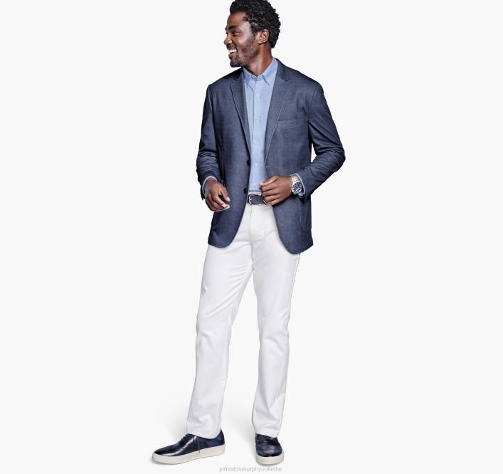 Johnston & Murphy unisexe blazer à carreaux xc flex TXRN525 vêtements carreaux Glen bleu marine