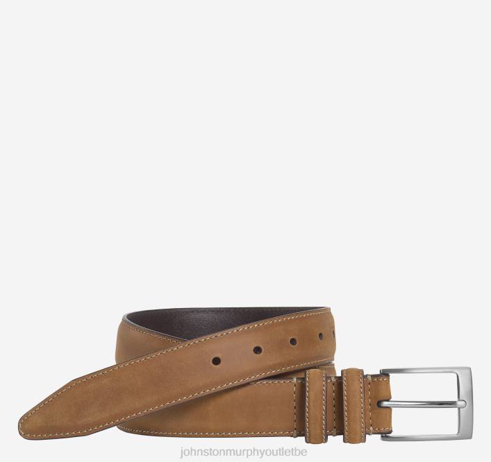 Johnston & Murphy Hommes ceinture décontractée en détresse TXRN962 accessoire brun