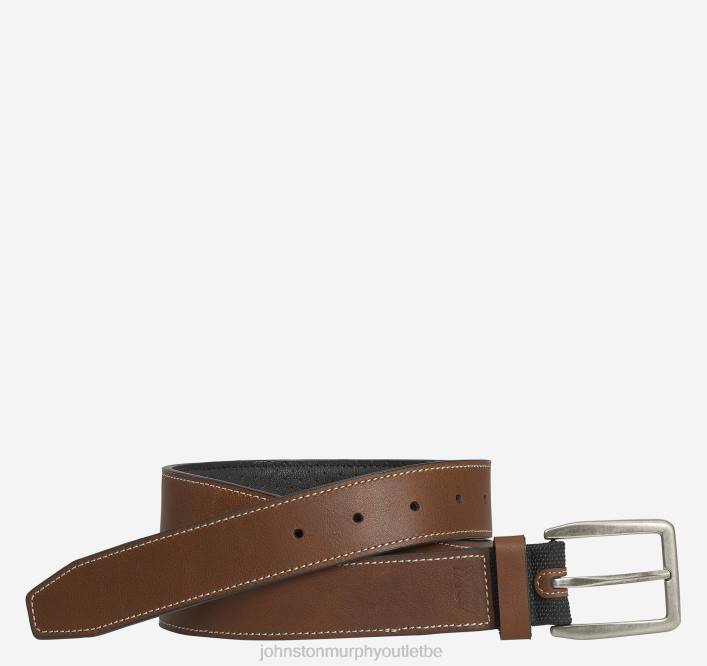 Johnston & Murphy Hommes ceinture décontractée sport xc4 TXRN982 accessoire bronzer