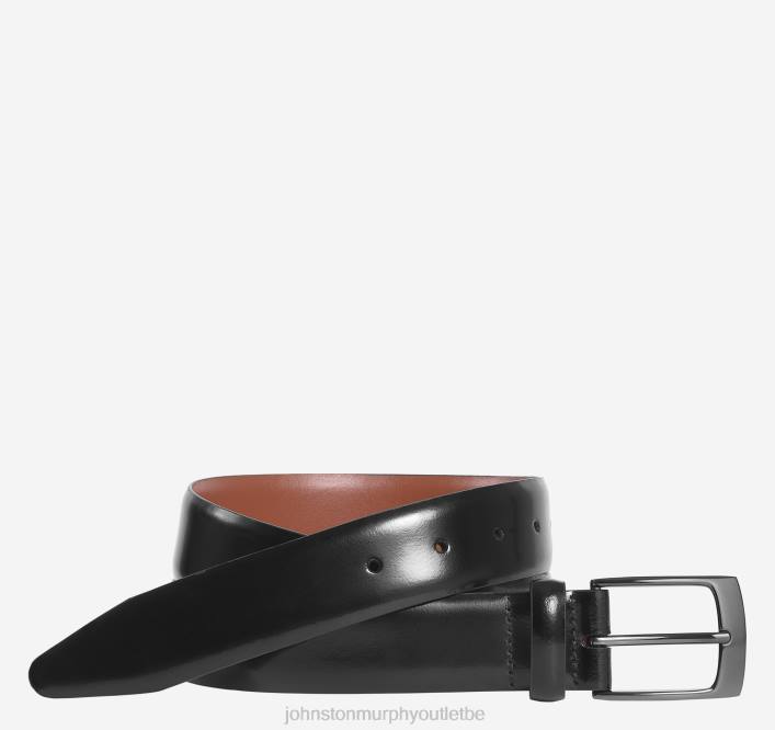 Johnston & Murphy Hommes ceinture en cuir TXRN1063 accessoire noir