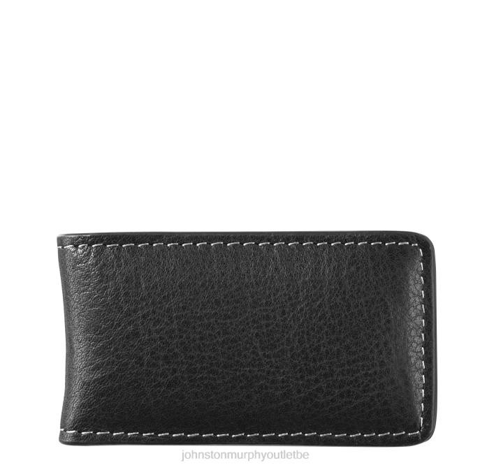 Johnston & Murphy Hommes pince à billets magnétique TXRN1028 accessoire noir
