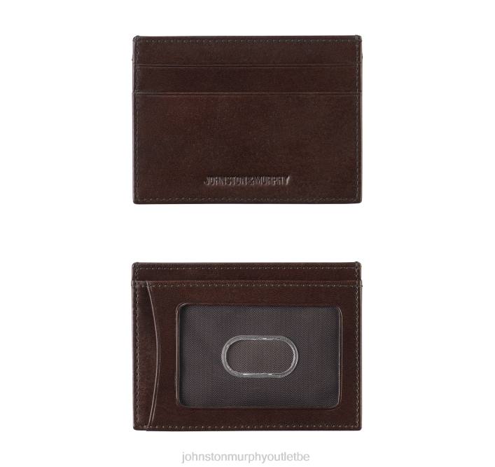 Johnston & Murphy Hommes étui week-end en cuir italien TXRN1158 accessoire acajou