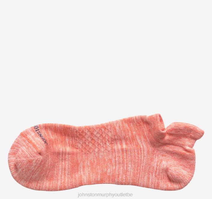 Johnston & Murphy Hommes premières chaussettes confortables TXRN1115 accessoire teinture spatiale corail