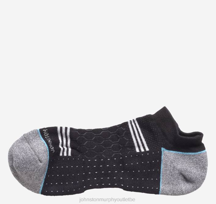 Johnston & Murphy Hommes premières chaussettes confortables TXRN1120 accessoire bande sport noire