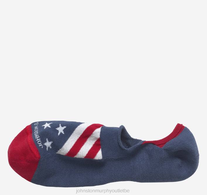 Johnston & Murphy Hommes chaussettes montantes TXRN1112 accessoire drapeau de la marine