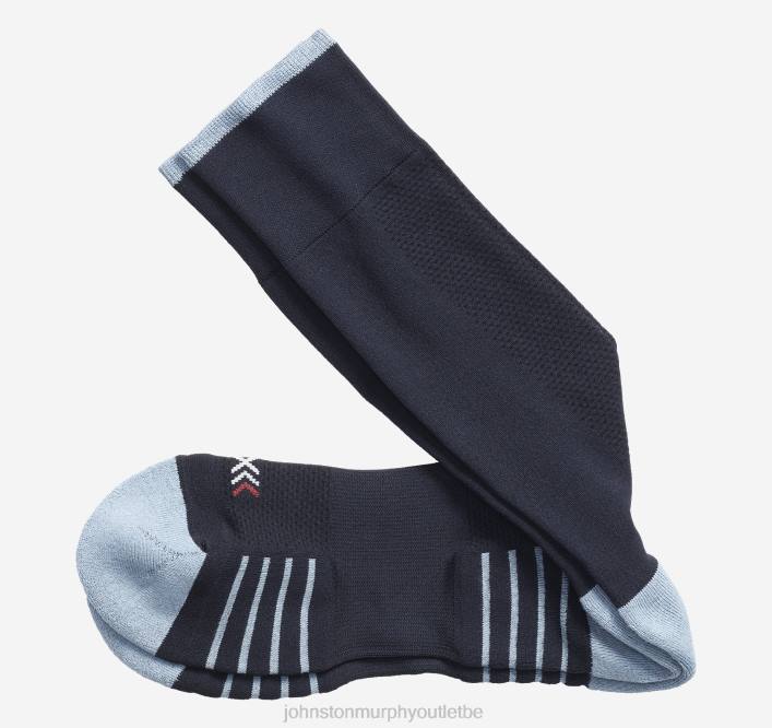Johnston & Murphy Hommes chaussettes d'équipage xc4 performance TXRN1129 accessoire marine