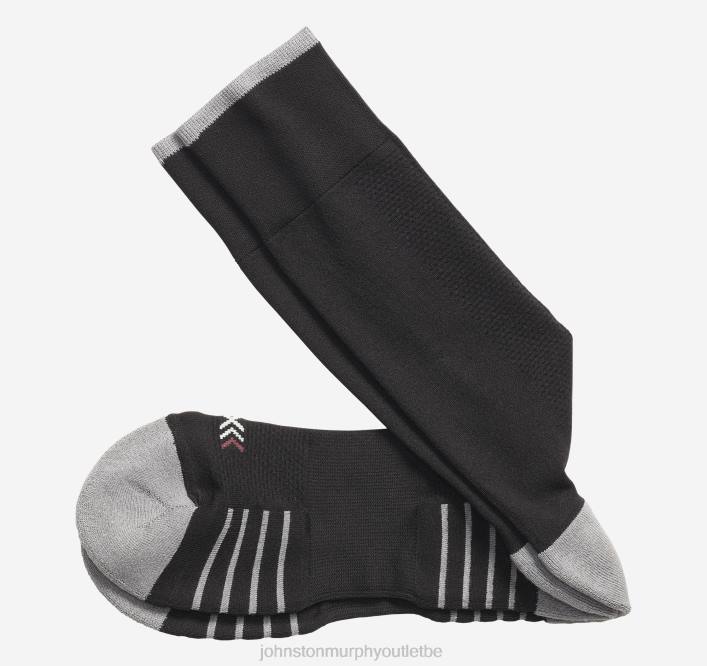 Johnston & Murphy Hommes chaussettes d'équipage xc4 performance TXRN1130 accessoire noir