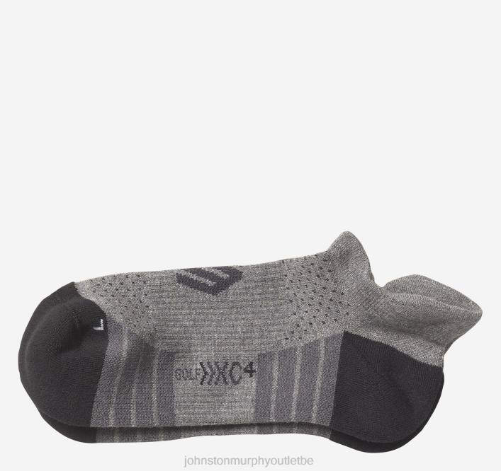 Johnston & Murphy Hommes chaussettes de golf performantes xc4 TXRN1045 accessoire gris