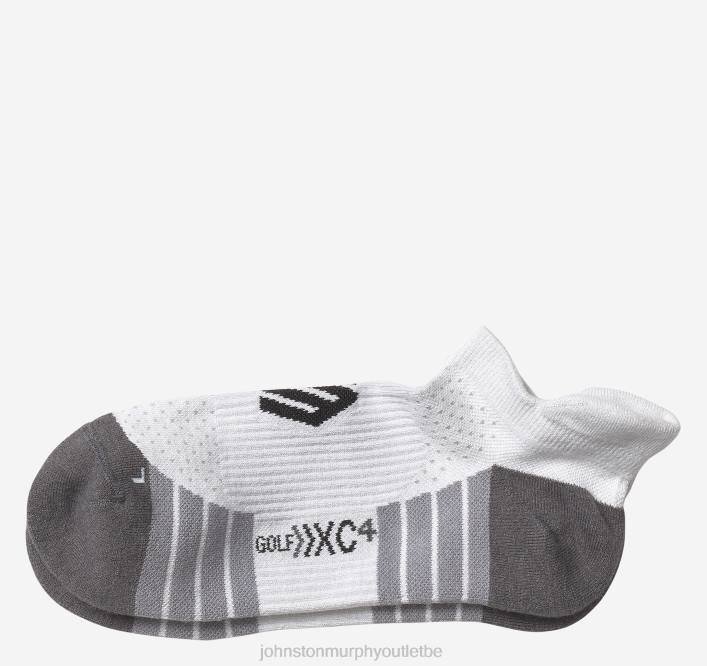 Johnston & Murphy Hommes chaussettes de golf performantes xc4 TXRN1046 accessoire blanc