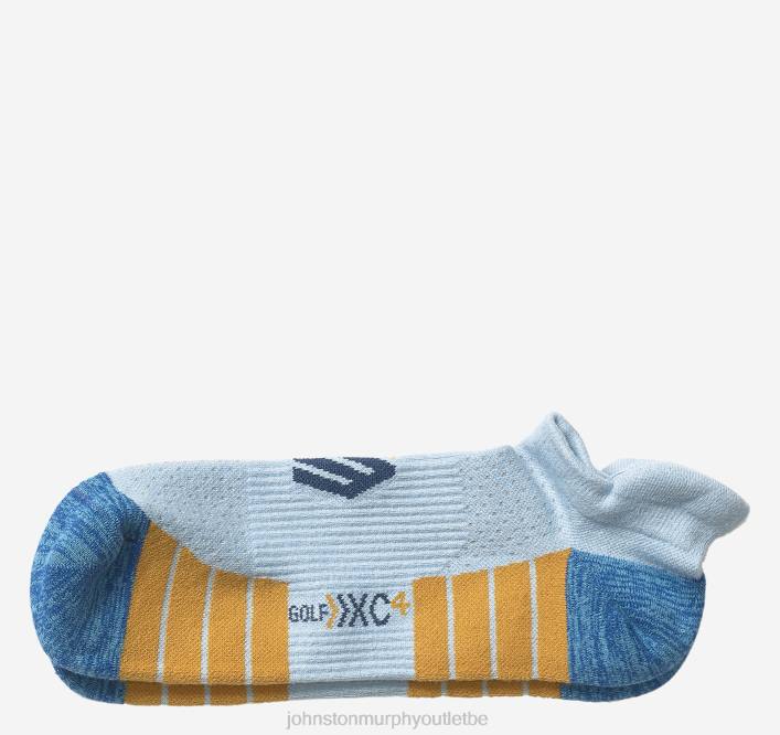 Johnston & Murphy Hommes chaussettes de golf performantes xc4 TXRN1051 accessoire bleu clair