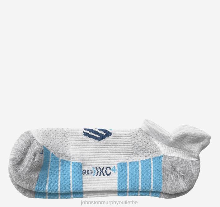 Johnston & Murphy Hommes chaussettes de golf performantes xc4 TXRN1052 accessoire blanc multicolore