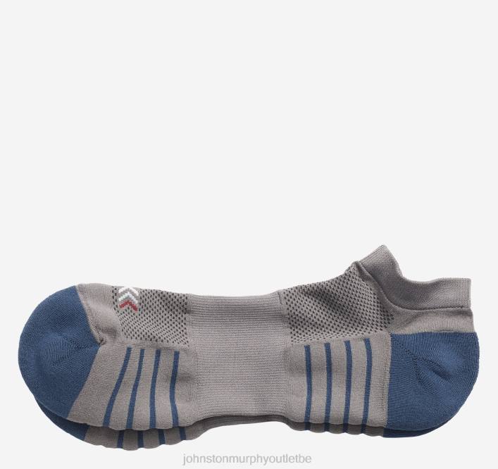 Johnston & Murphy Hommes socquettes xc4 performance TXRN989 accessoire gris