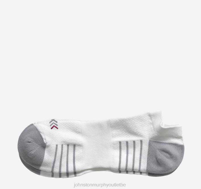 Johnston & Murphy Hommes socquettes xc4 performance TXRN990 accessoire blanc
