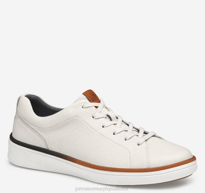 Johnston & Murphy Hommes XC4 Foust de la dentelle aux orteils TXRN109 chaussures blanc grainé pleine fleur