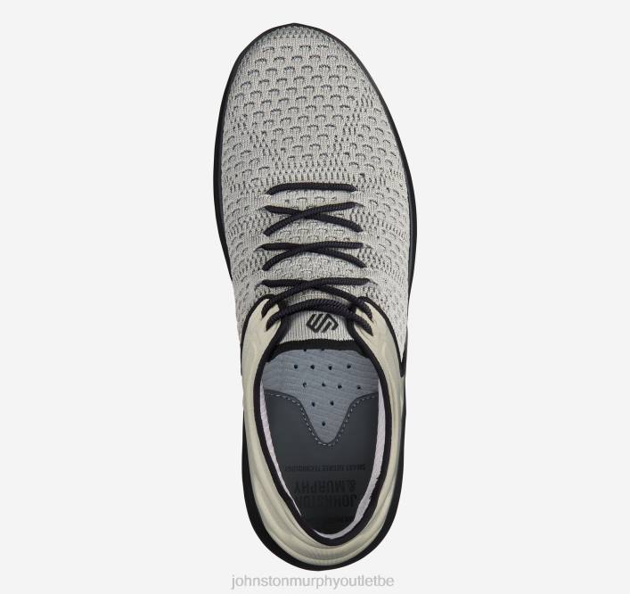 Johnston & Murphy Hommes activer le tricot en U TXRN117 chaussures tricot/nylon gris