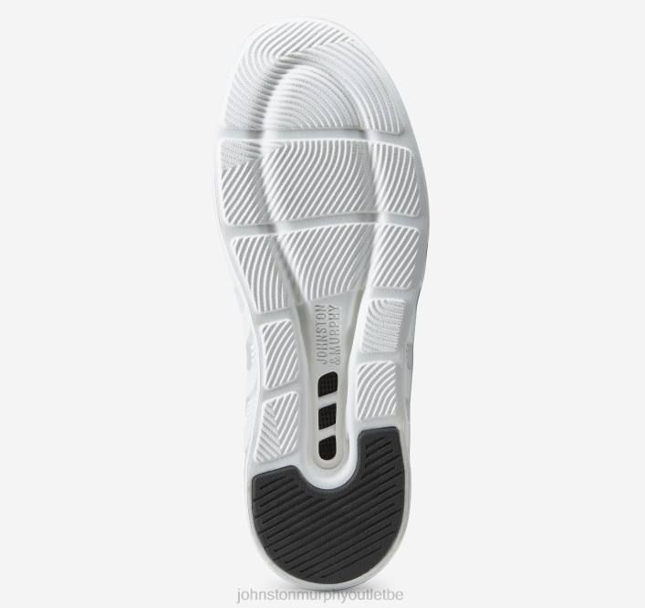 Johnston & Murphy Hommes activer le tricot en U TXRN117 chaussures tricot/nylon gris