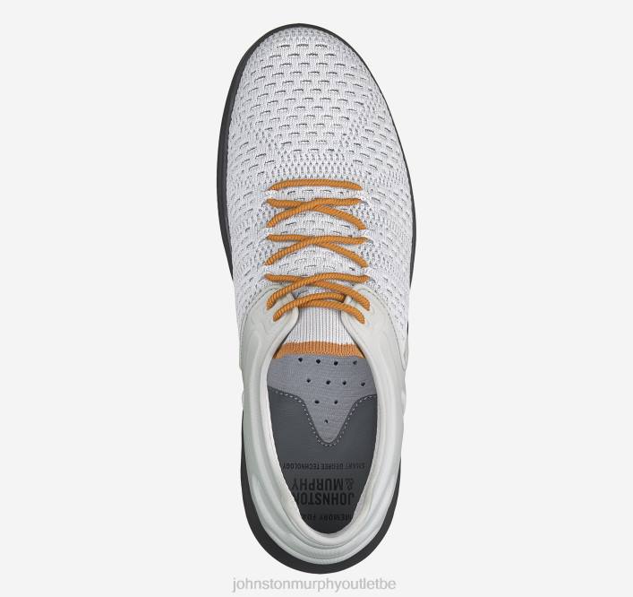 Johnston & Murphy Hommes activer le tricot en U TXRN139 chaussures tricot gris clair/néoprène gris clair